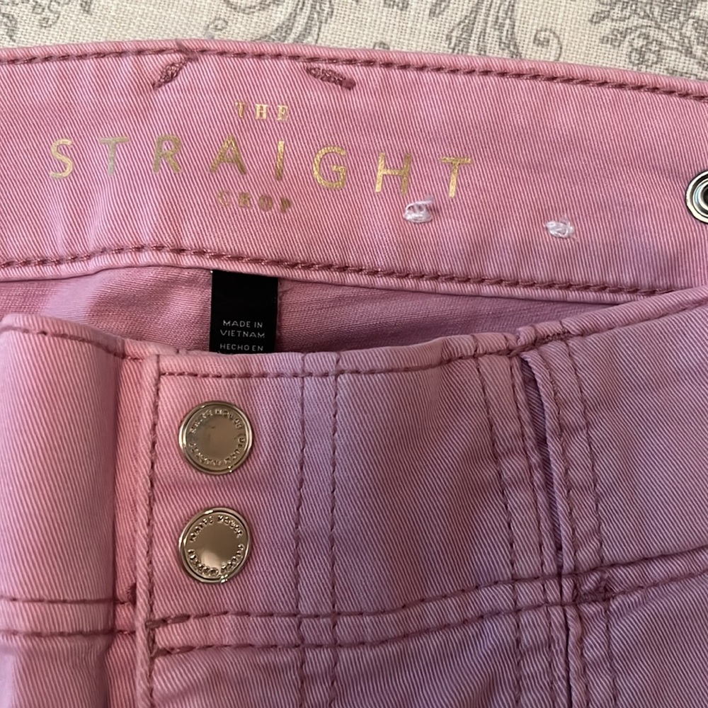 White House Black Market Pink Cropped Pants - Picture 5 of 9